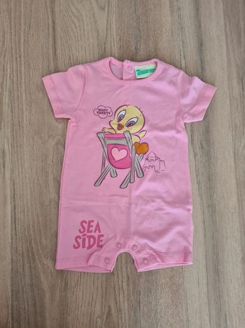 Combishort looney tunes 3 mois neuve