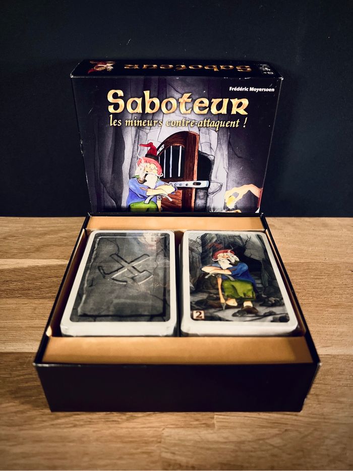 Saboteur – Les Mineurs contre-attaquent + extension, contenu neuf, cartes scellées - photo numéro 5