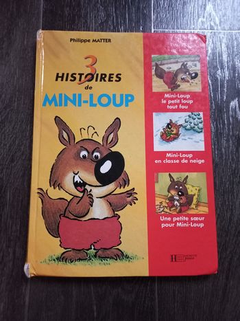Livre 3 histoires de mini loup