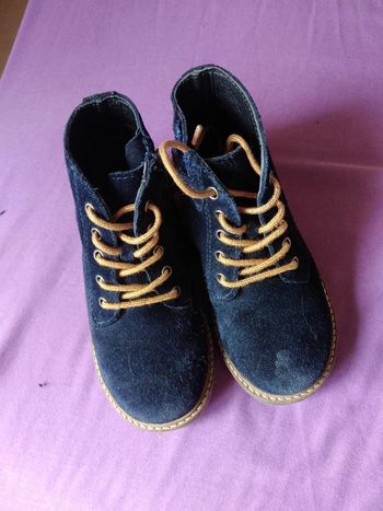 Bottine bleu taille 24