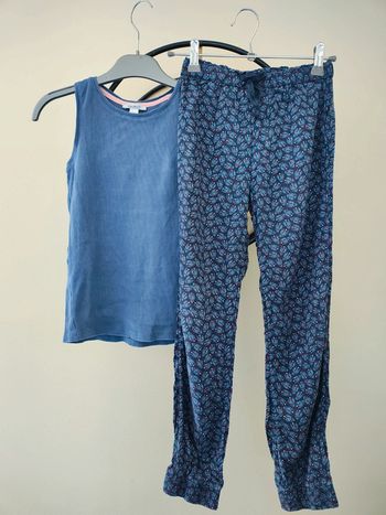 10 ans ensemble été Okaïdi teeshirt et pantalon fluide leger