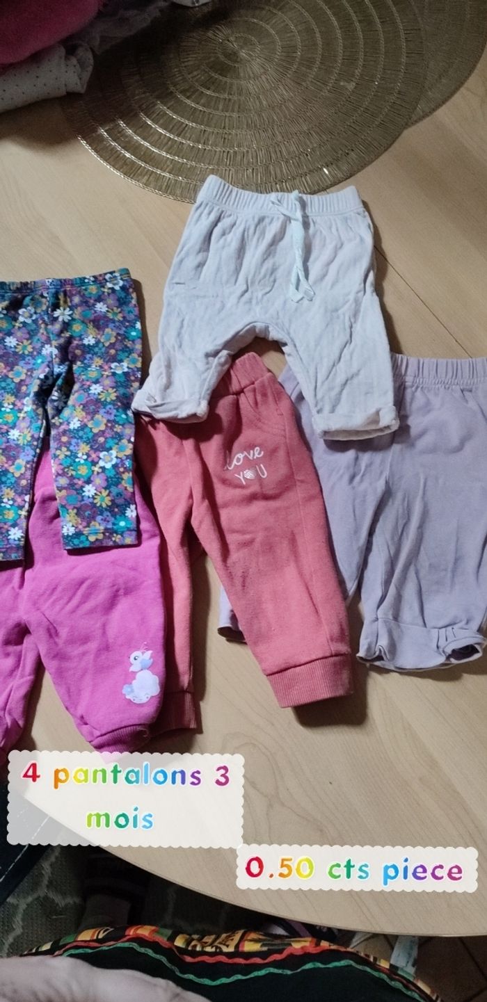 Pantalon fille 3 mois
