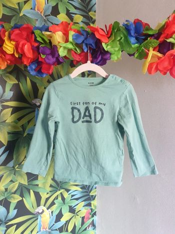 T-shirt " first fan of my dad"