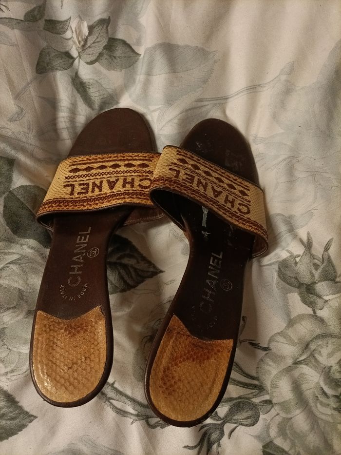 Chaussures Channel femme taille 38/5 en très très bon état - photo numéro 8