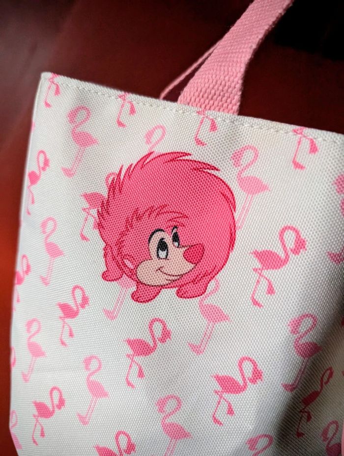Sac tissu Alice flamant rose et hérisson - photo numéro 12