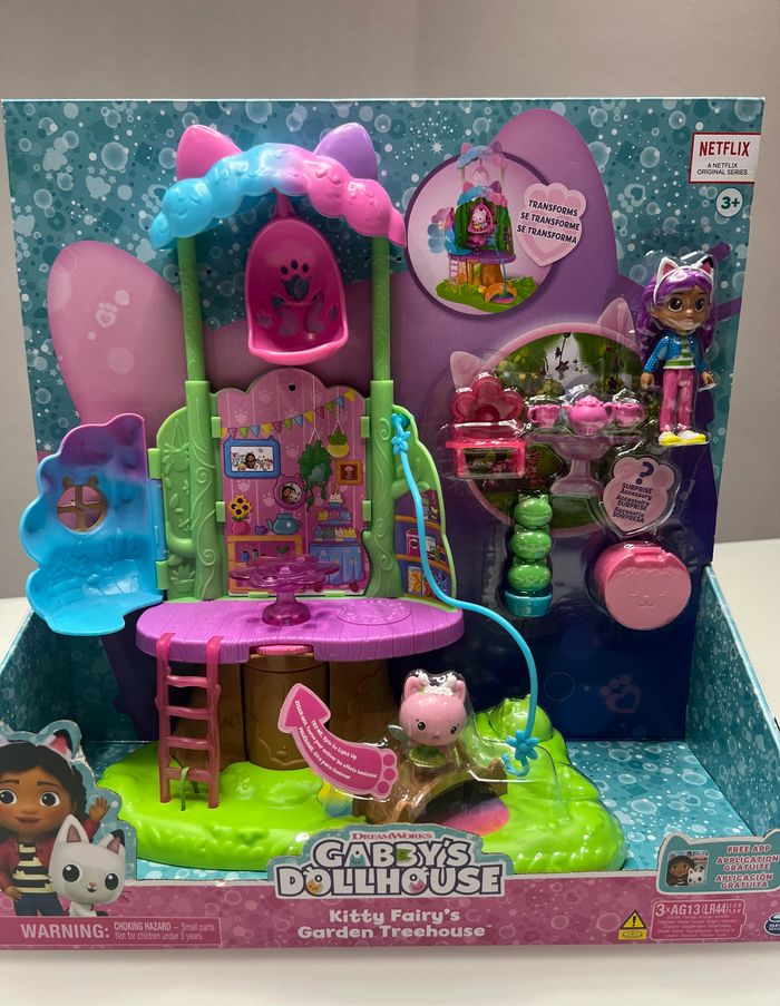 Gabby’s Dollhouse kitty Fairy’s Garden Treehouse Netflix - photo numéro 3