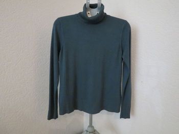 pull col roulé bleu pétrole 🩵 m&s mode – taille m