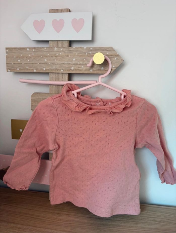 Lot tee shirt col manche longue - photo numéro 2