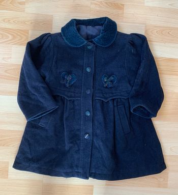 Manteau bleu marine 3 ans