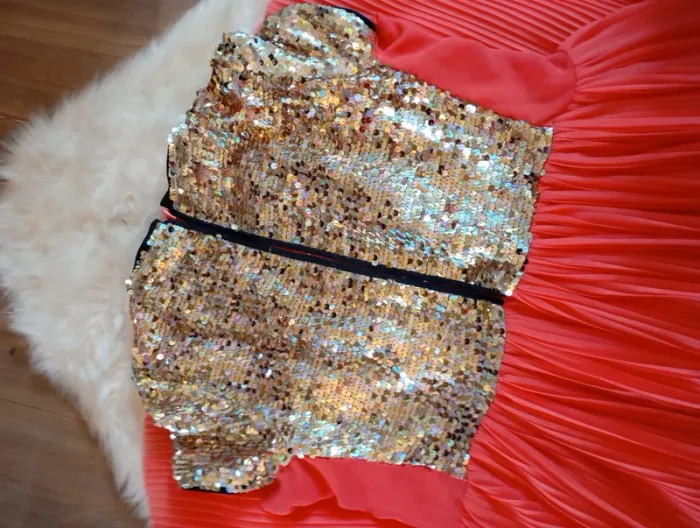 Billieblush 💖 magnifique robe longue tulle et sequin taille 12 ans - photo numéro 6