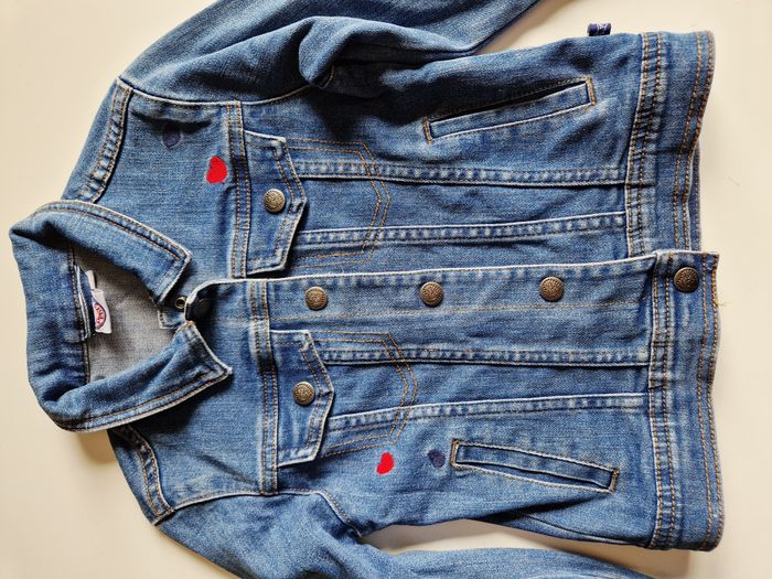 veste en jean bleu fille 5 ans - photo numéro 2