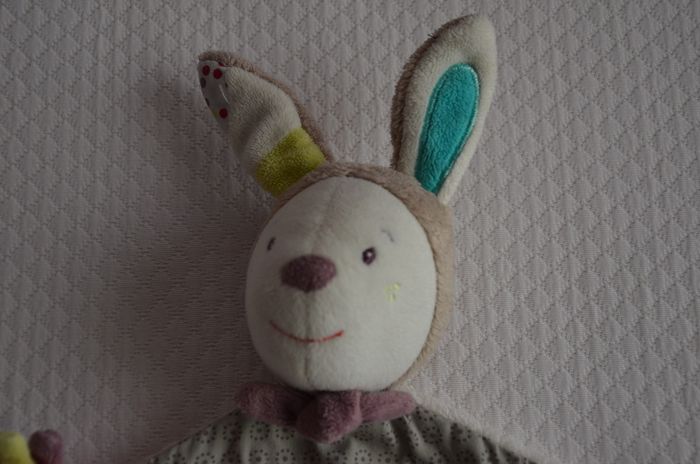 DOUDOU PLAT LAPIN TINOO * SAUTHON * 1637 - photo numéro 4