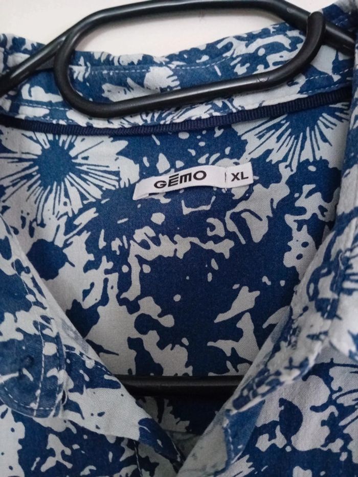 Chemise Motif fleur Gémo XL - photo numéro 3