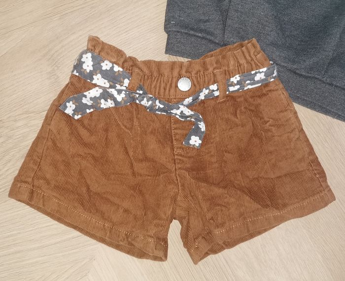 Short velour côtelé - photo numéro 2