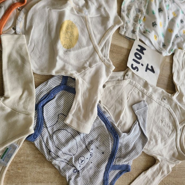 Lot de bodies 1mois garçon - photo numéro 3