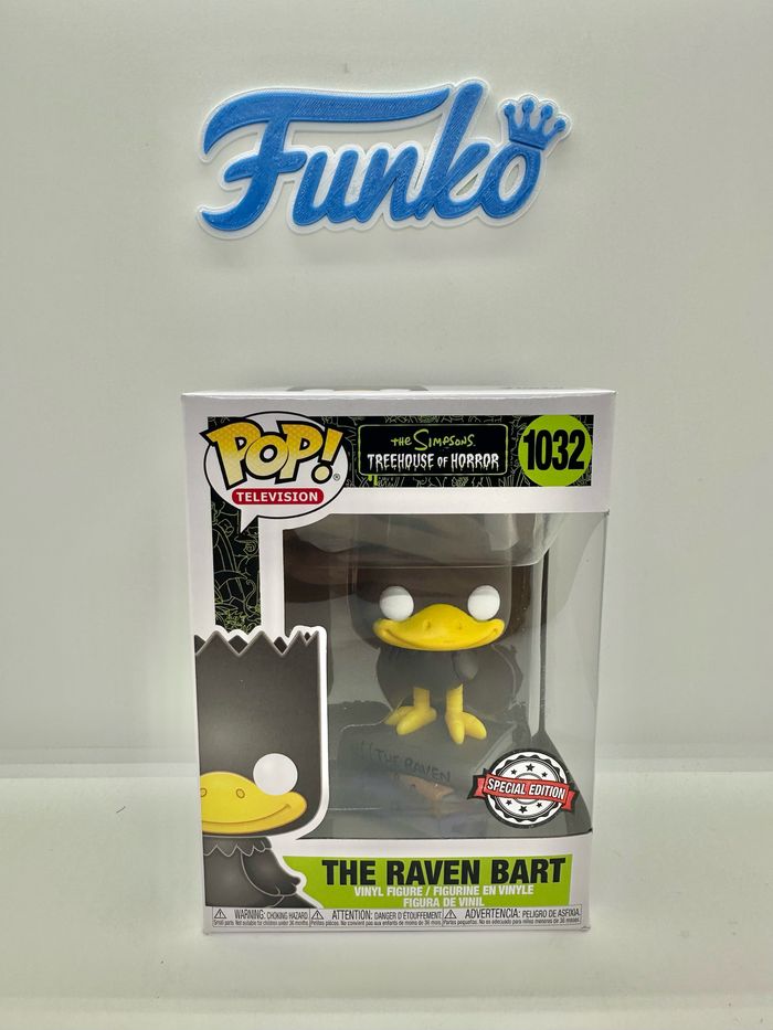 Funko Pop! The Simpsons - Bart Il Corvo #1032 Edizione Limitata