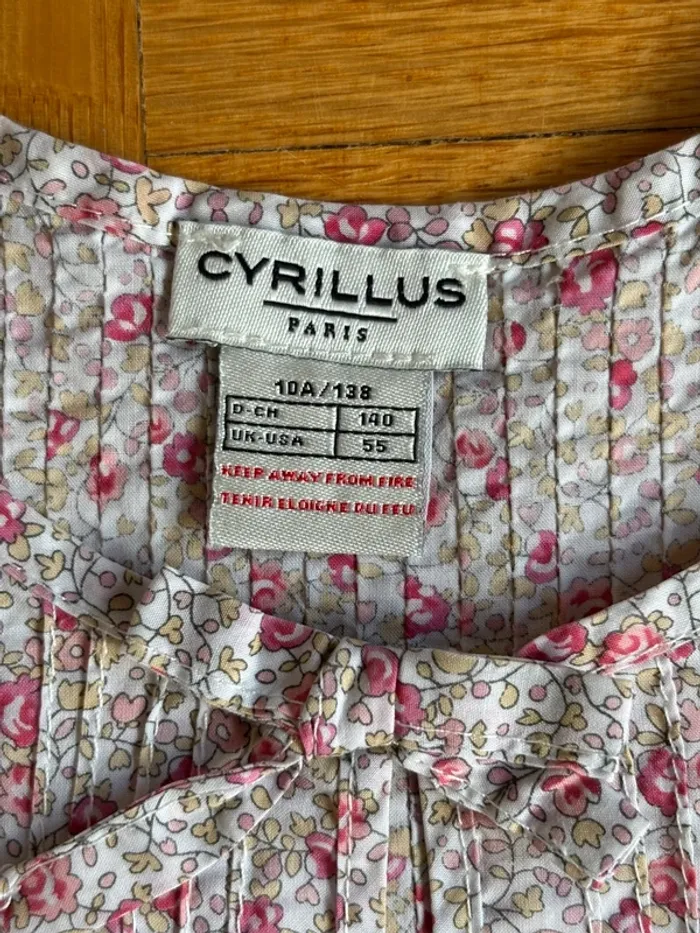 Haut liberty Cyrillus 10 ans parfait état - photo numéro 4