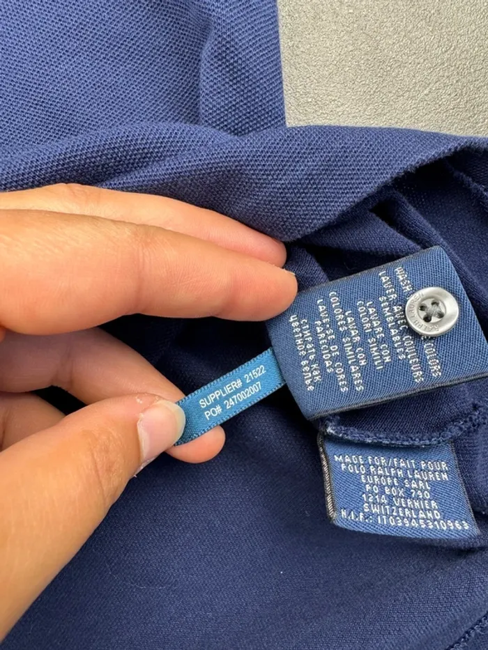 Polo Ralph Lauren Sport Bleu Marine Taille M - photo numéro 8