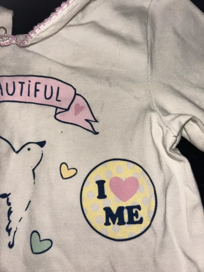 Tunique blanche et rose - photo numéro 3