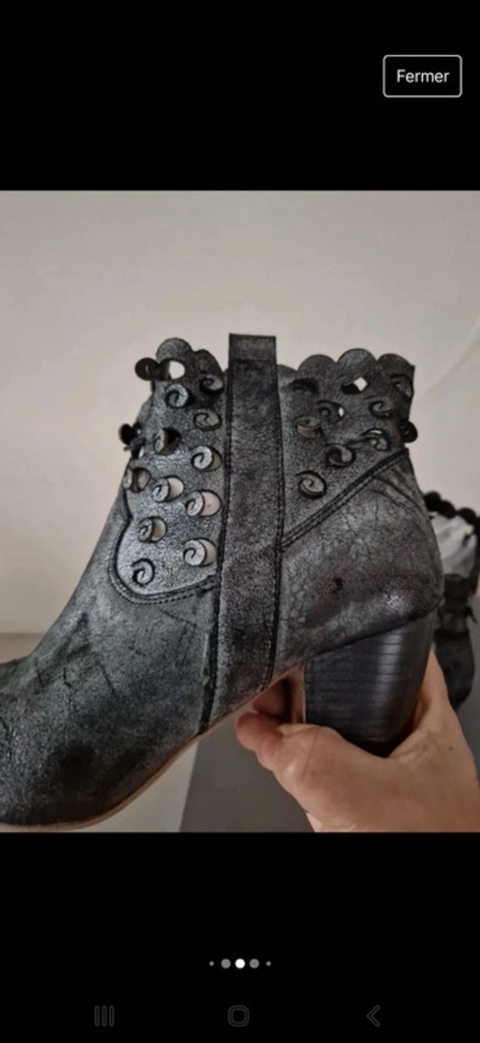 Bottines Rosemetal🩶 - photo numéro 5
