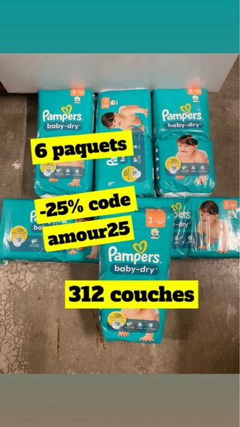 Pampers Baby Dry Taille 3