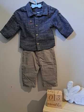 Ensemble garçon - Obaibi - 3 mois