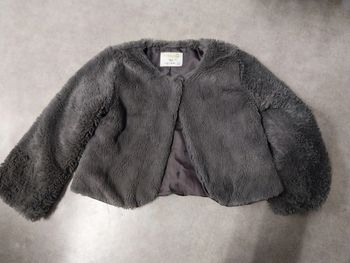 manteau veste polaire boléro fille 4/5 ans fêtes