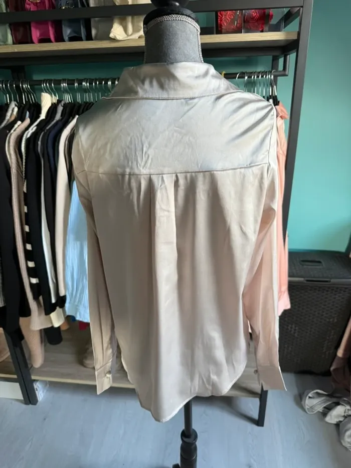 chemise satin shein - photo numéro 4