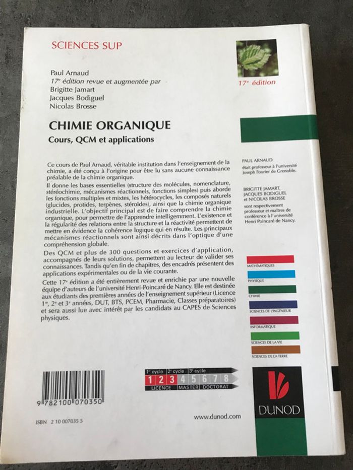 Livre de chimie organique - photo numéro 2
