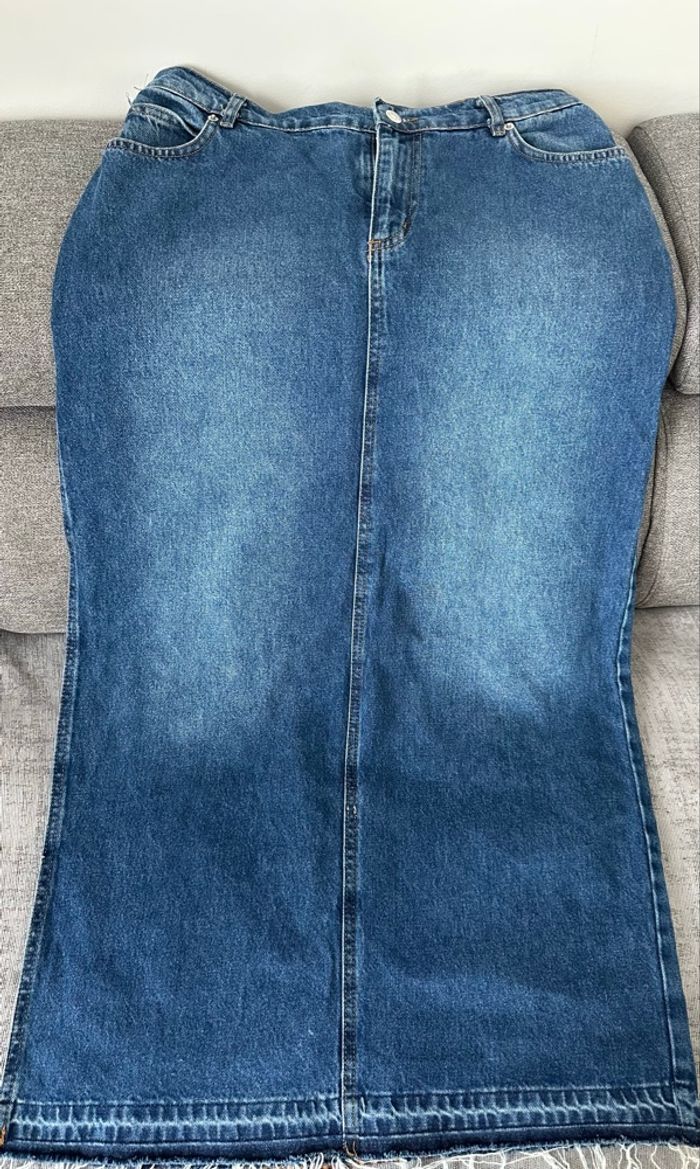 Jupe longue en jean - photo numéro 2