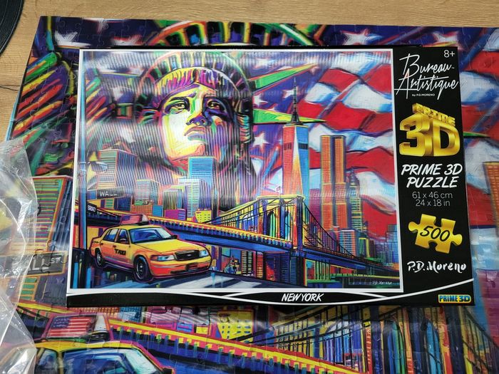 puzzle effet 3D 1000 pièces