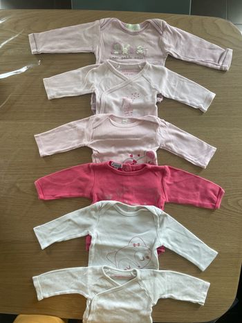 Lot de 6 bodies fille