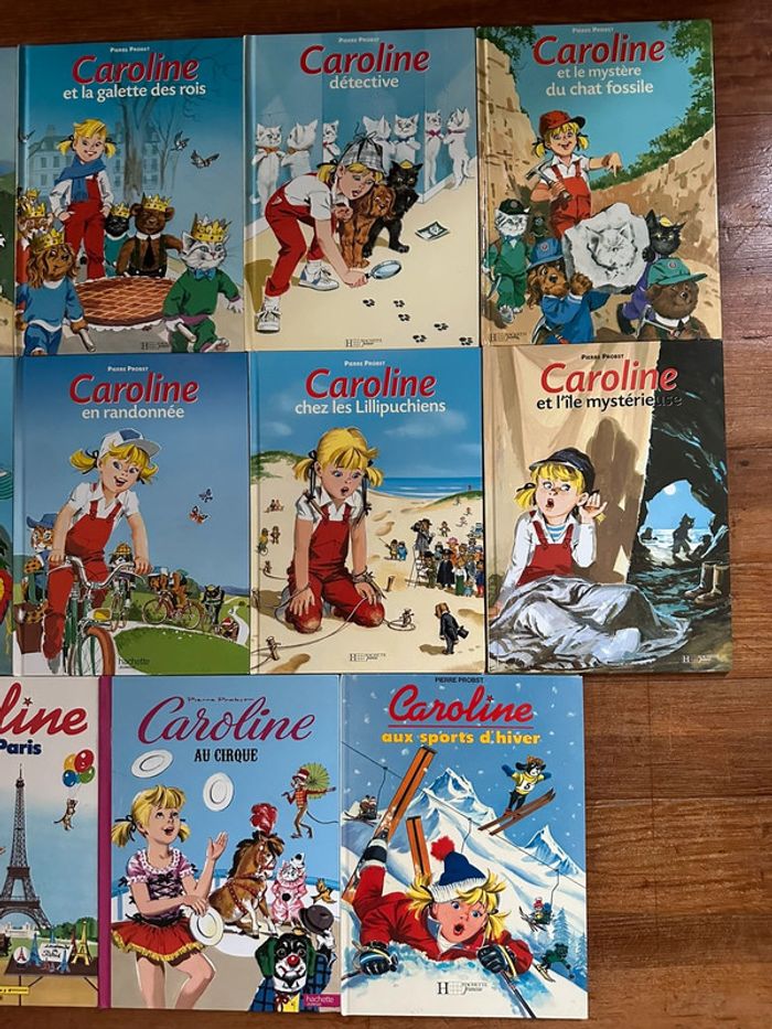 Lot de 11 albums vintage Caroline livres Pierre Probst collection Hachette jeunesse bd - photo numéro 2
