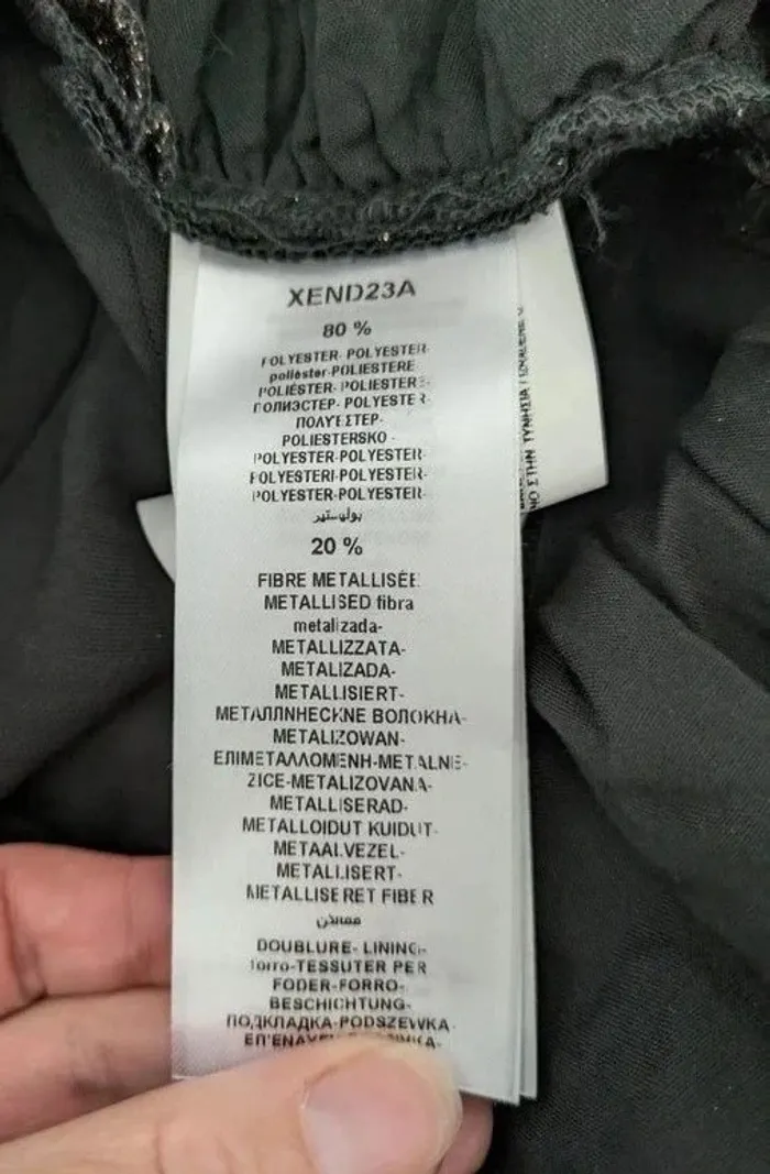 Combinaison chic noire et dorée - Naf Naf - taille 34/36 - photo numéro 7