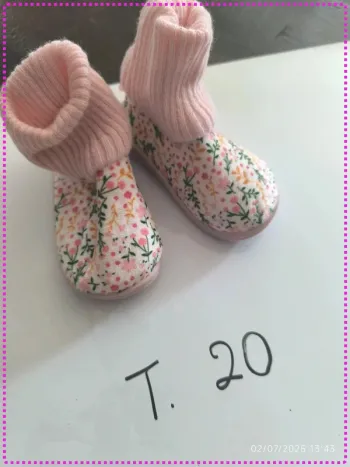 Chaussons montants rose (20)