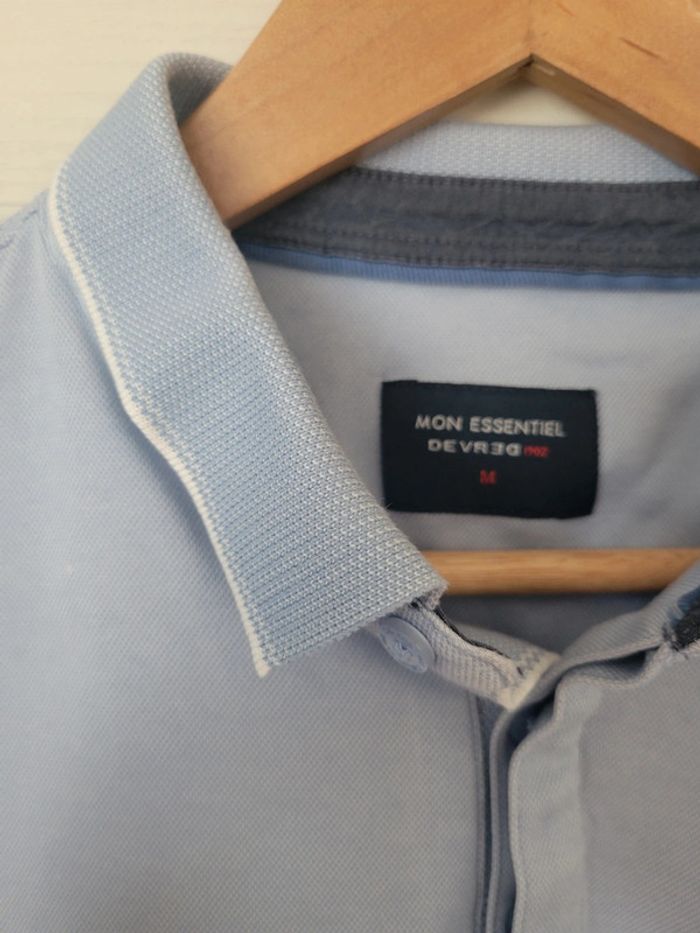 Polo bleu clair - Devred - photo numéro 3
