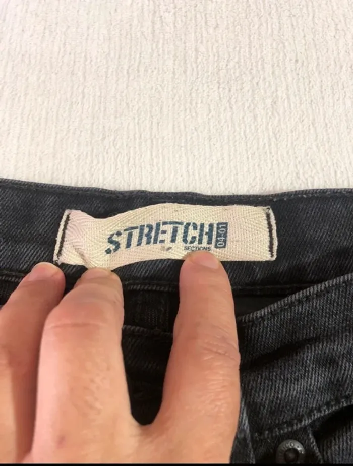 Jean homme noir 32/30 pantalon - photo numéro 3