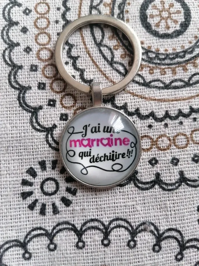 Porte-clés marraine - photo numéro 2