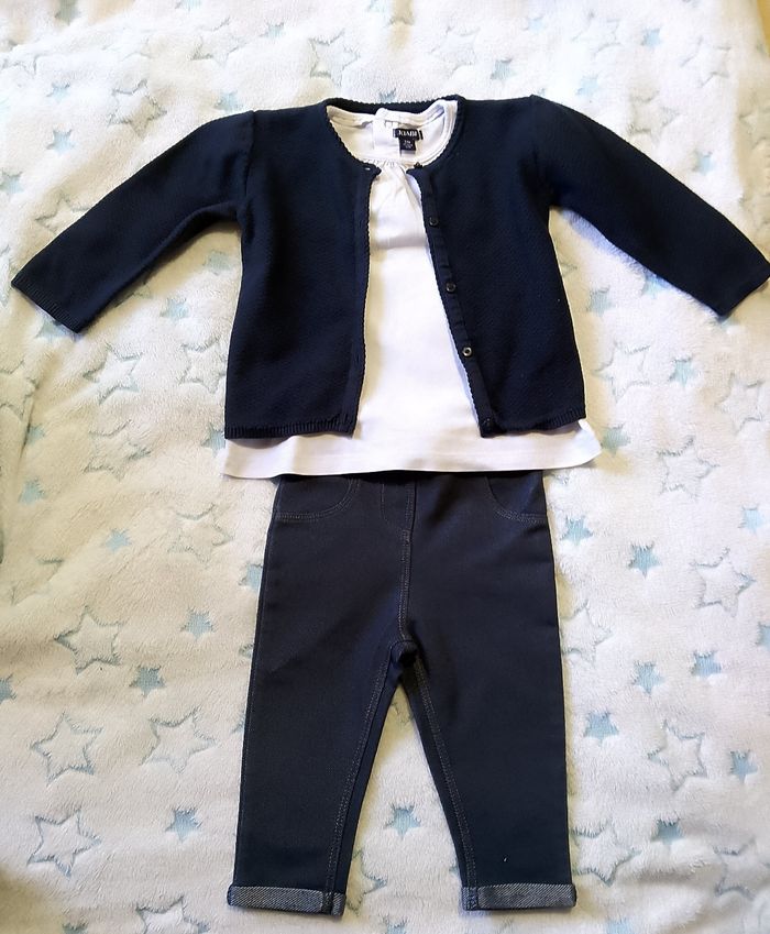 Ensemble bébé 12 mois – 3 pièces Kiabi – Très bon état