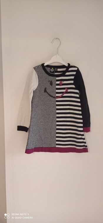 Robe chaude smileys en 4 ans