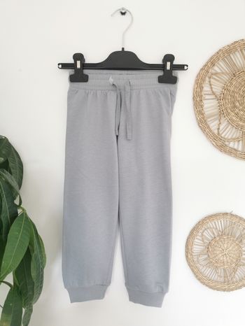 Pantalon de jogging gris en coton biologique H&M 1.5/2 Ans