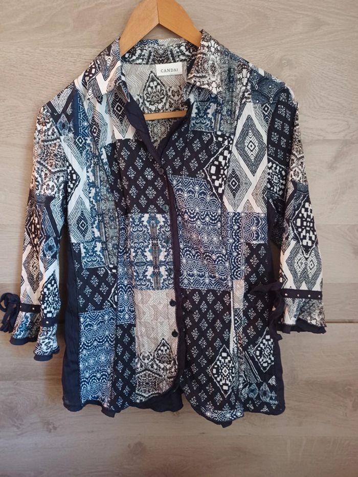 Blouse neuve taille 40 canda acheté trop petite 29 euros - photo numéro 4