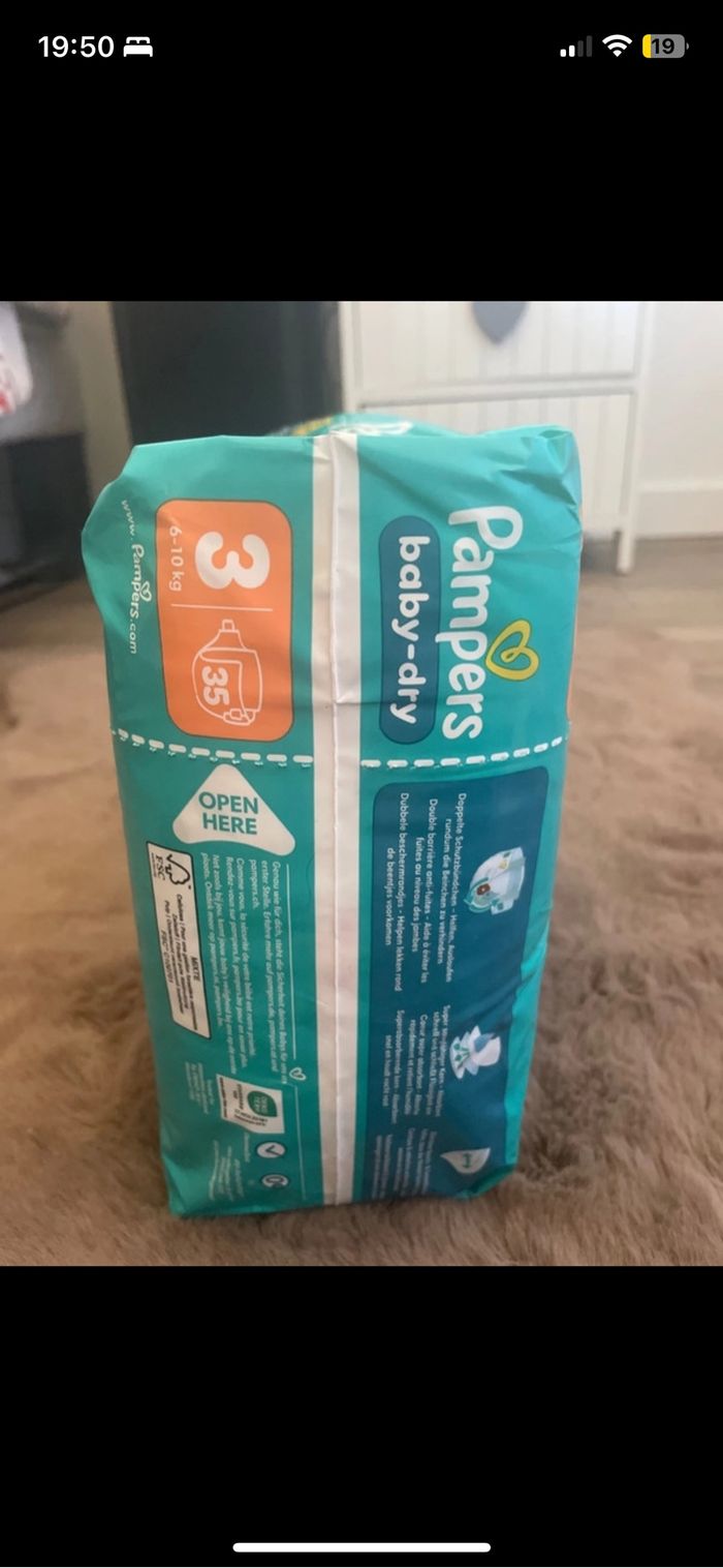 Pampers  couches - photo numéro 3