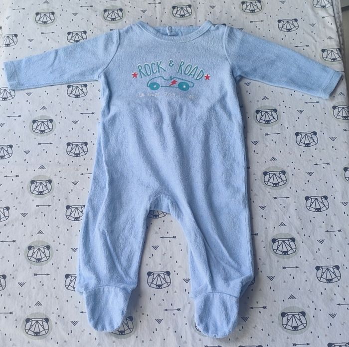 Lot pyjamas velours taille 6 mois - photo numéro 6