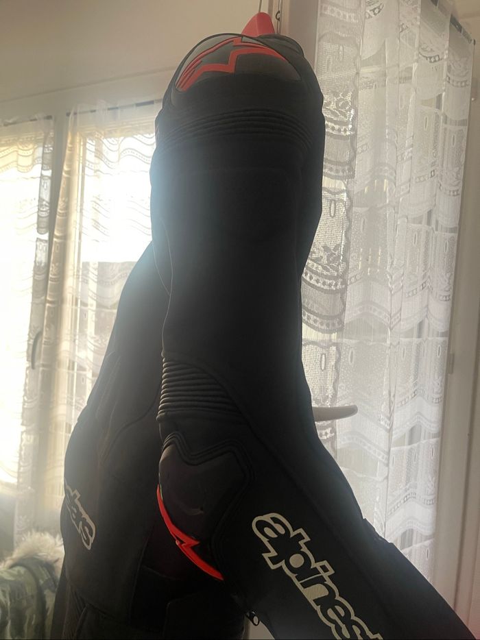 Combinaison piste cuir Alpinestars 2 pièces