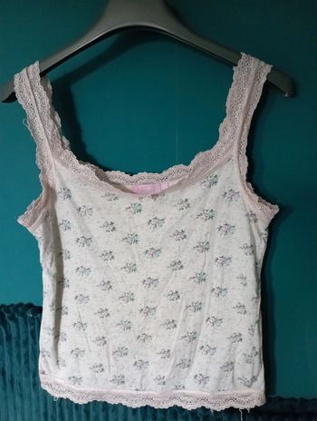 Top lingerie coton
