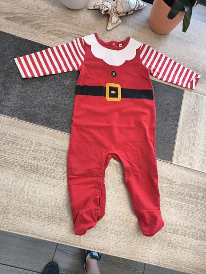 Pyjama de Noël léger garçon 12 mois 80cm Zeeman - photo numéro 2