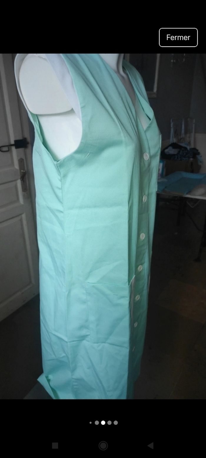Très belle robe tablier f74 - photo numéro 3