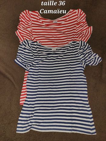 Lot marinières Camaïeu