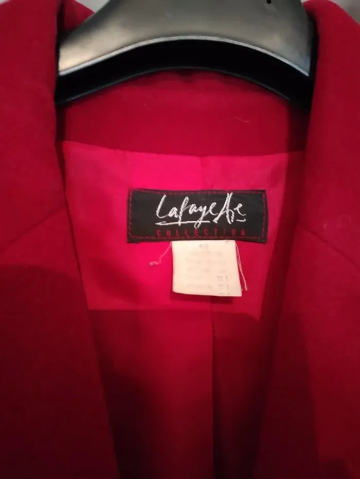 Manteau chaud hiver long lafayette 100%laine - photo numéro 3